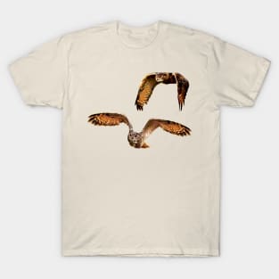 Owls in Flight Eurasian Owl T-Shirt